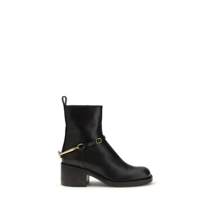 Chloé Black Lamb Ovis Aries Aries Ankle Boots