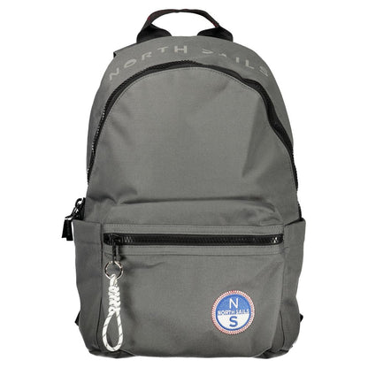 North Sails Grigio Polyester Men Backpack