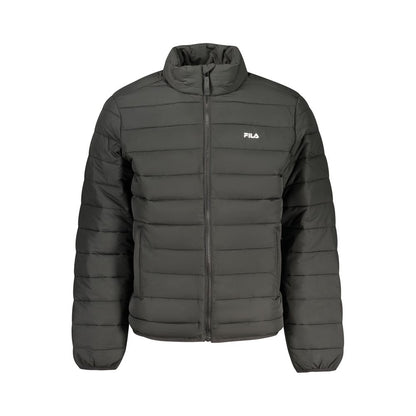 Fila Black Polyester Men's Jacket