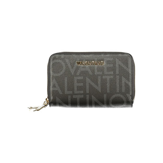 Mario Valentino Black Polyurethane Women Wallet