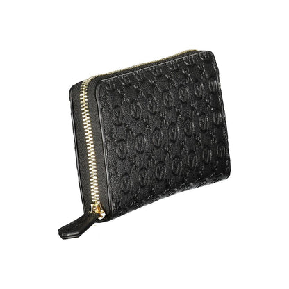 Mario Valentino Black Polyurethane Women Wallet
