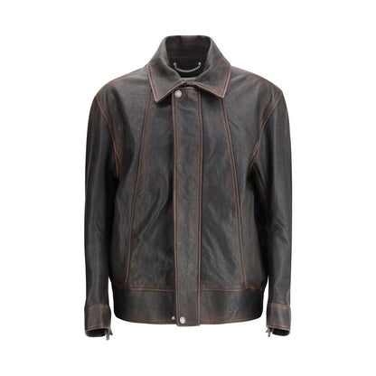 Golden Goose Brown Goatskin Bomber